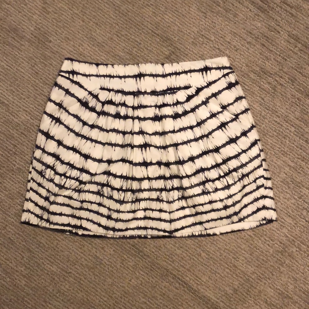 DVF mini skirt in batik pattern